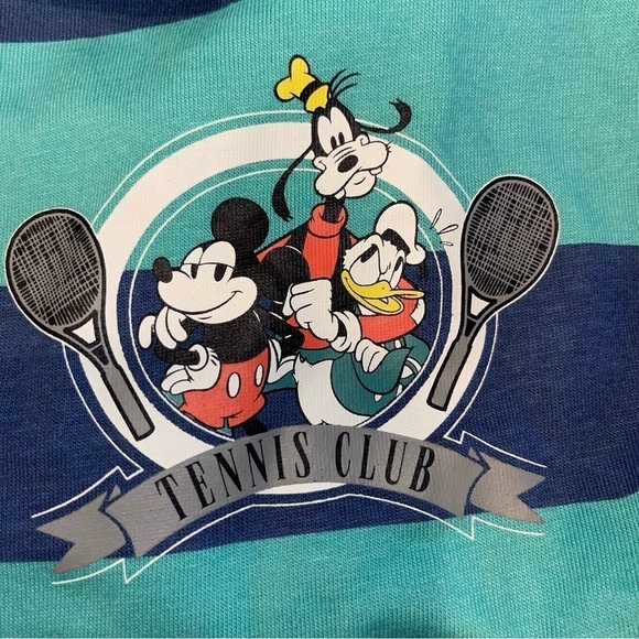 Disney Men’s size Medium Mickey Mouse Tennis Club Golf Polo Shirt NWT - Picture 5 of 6